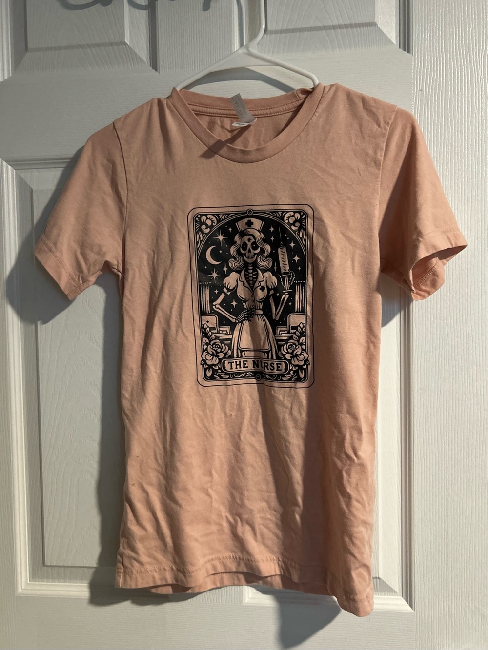 Pastel Pink Nurse Tarot Card T-Shirt